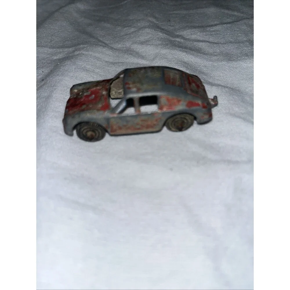 Vintage Dinky Toys No. 182 Porsche 356A Coupe Red Diecast Made in England